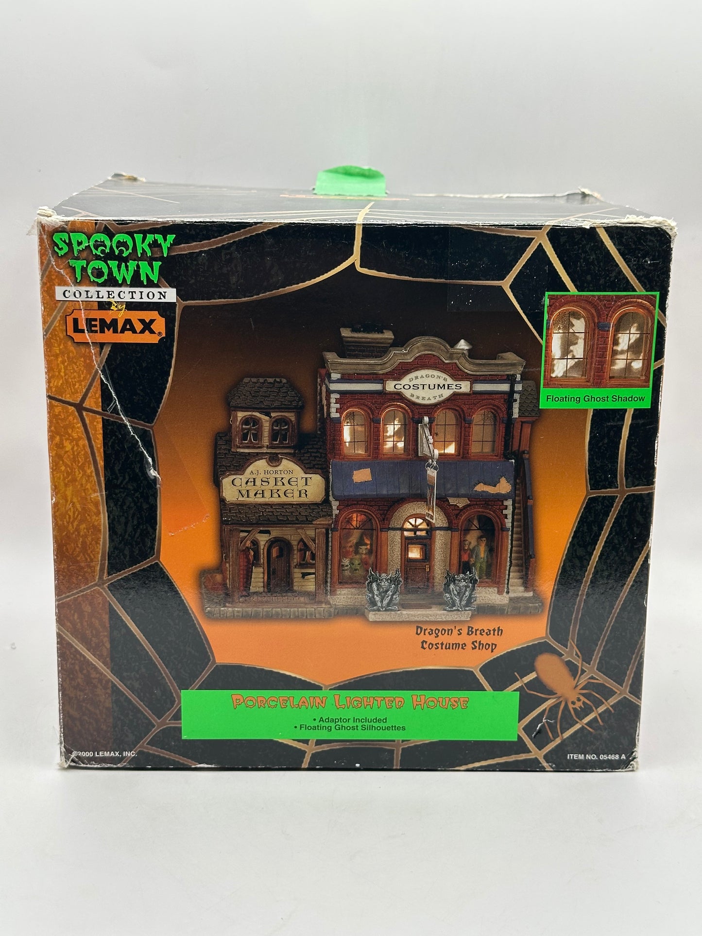 Lemax Spooky Town Dragon’s Breath Costume Shop