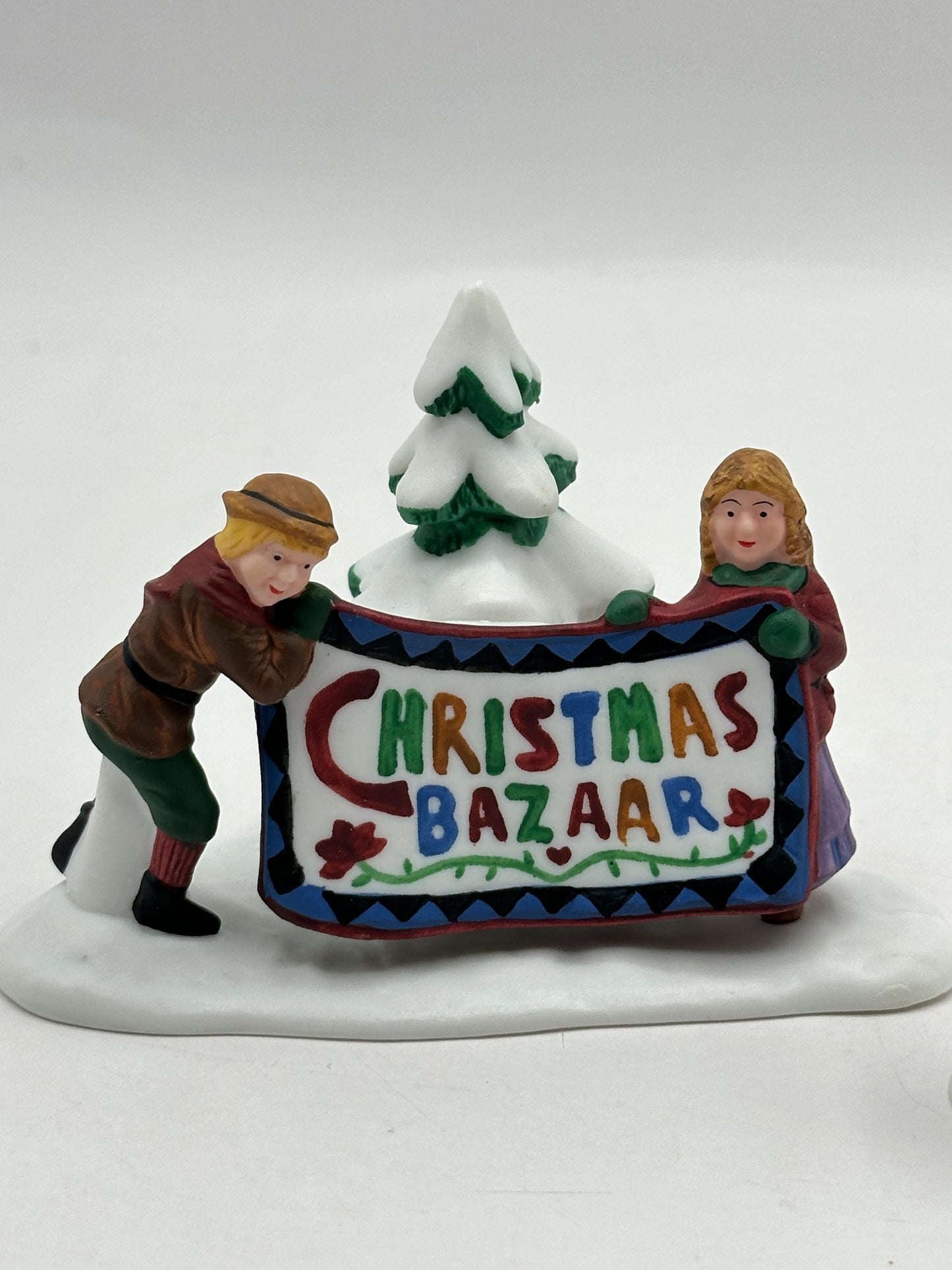 Dept 56 New England Village Christmas Bazaar… Sign