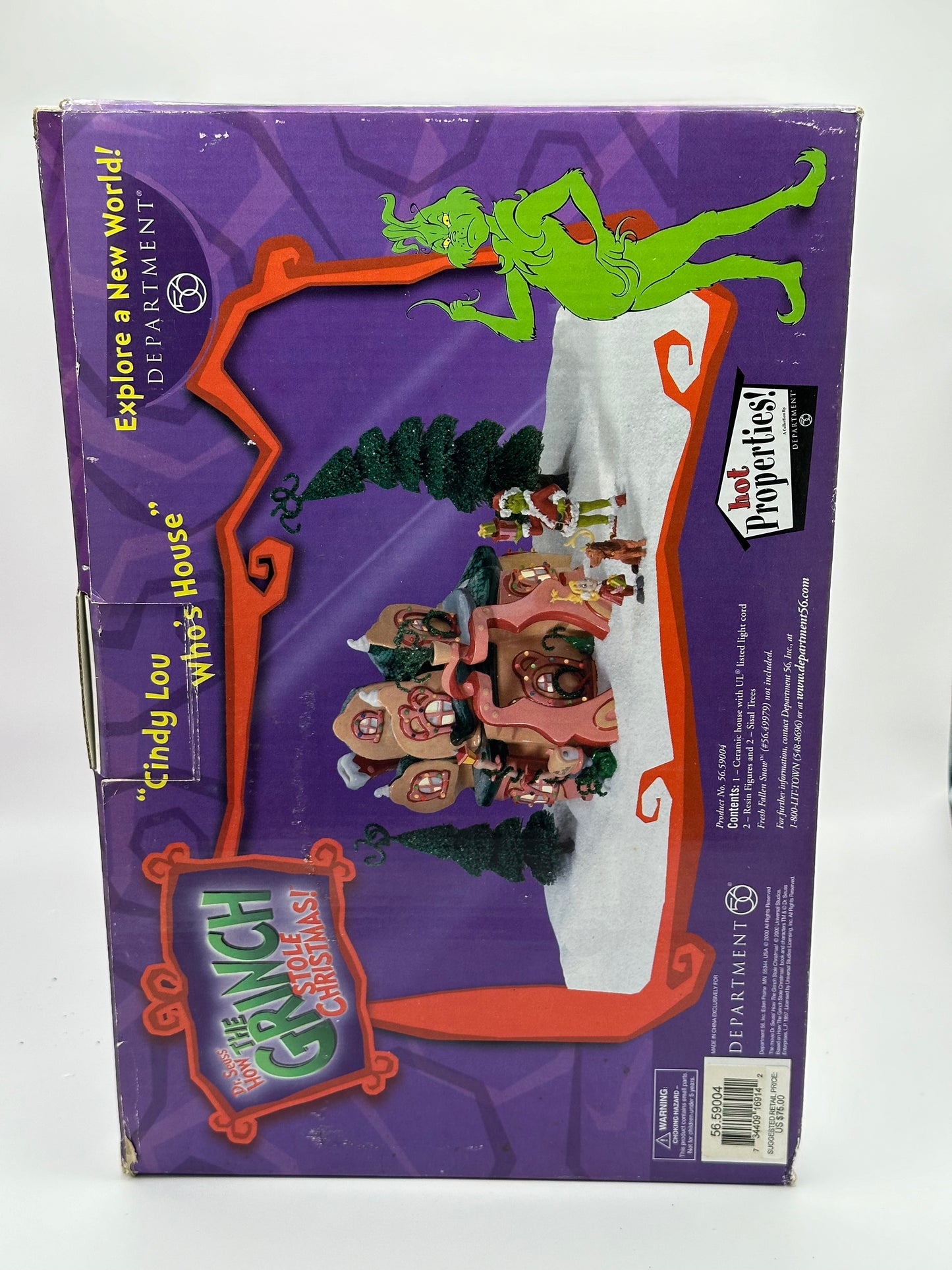 Dept 56 The Grinch Cindy Lou Who's House