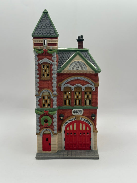 Dept 56 Christmas in the City Red Brick Firestation