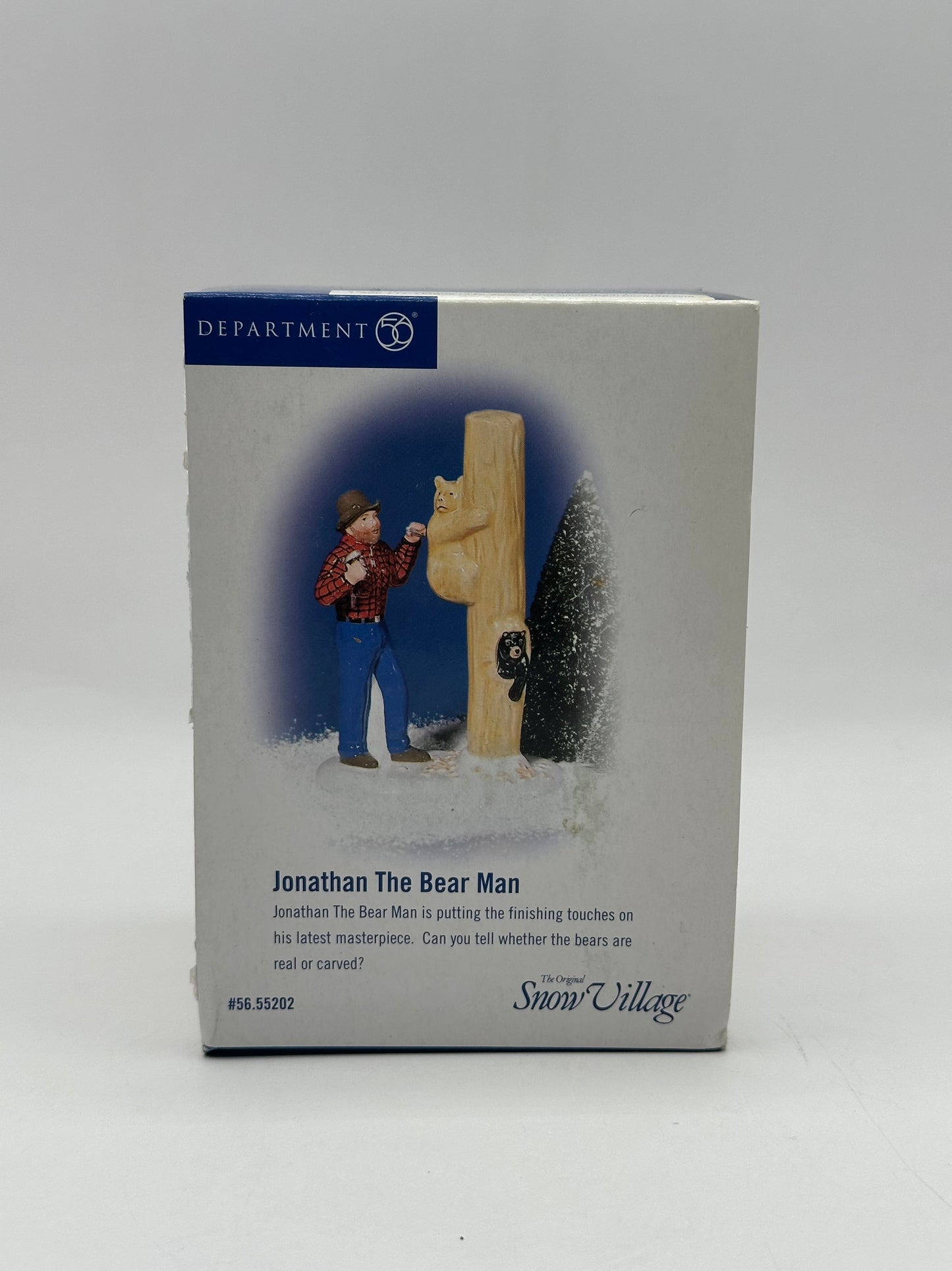 Dept 56 Original Snow Village Jonathan The Bear Man