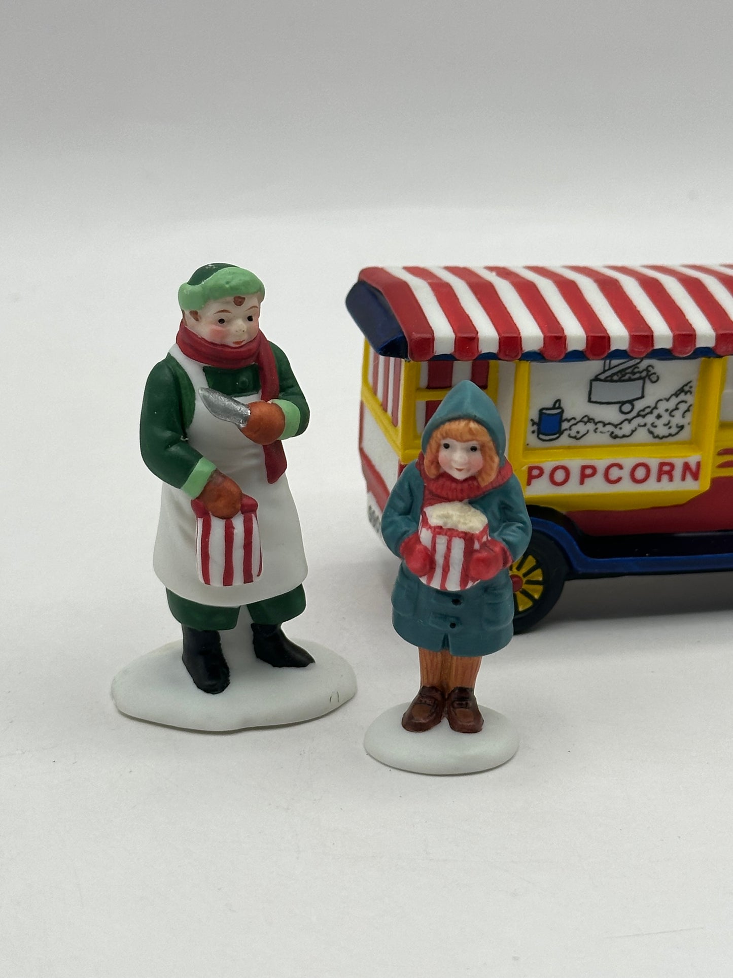 Dept 56 Christmas in the City Popcorn Vendor