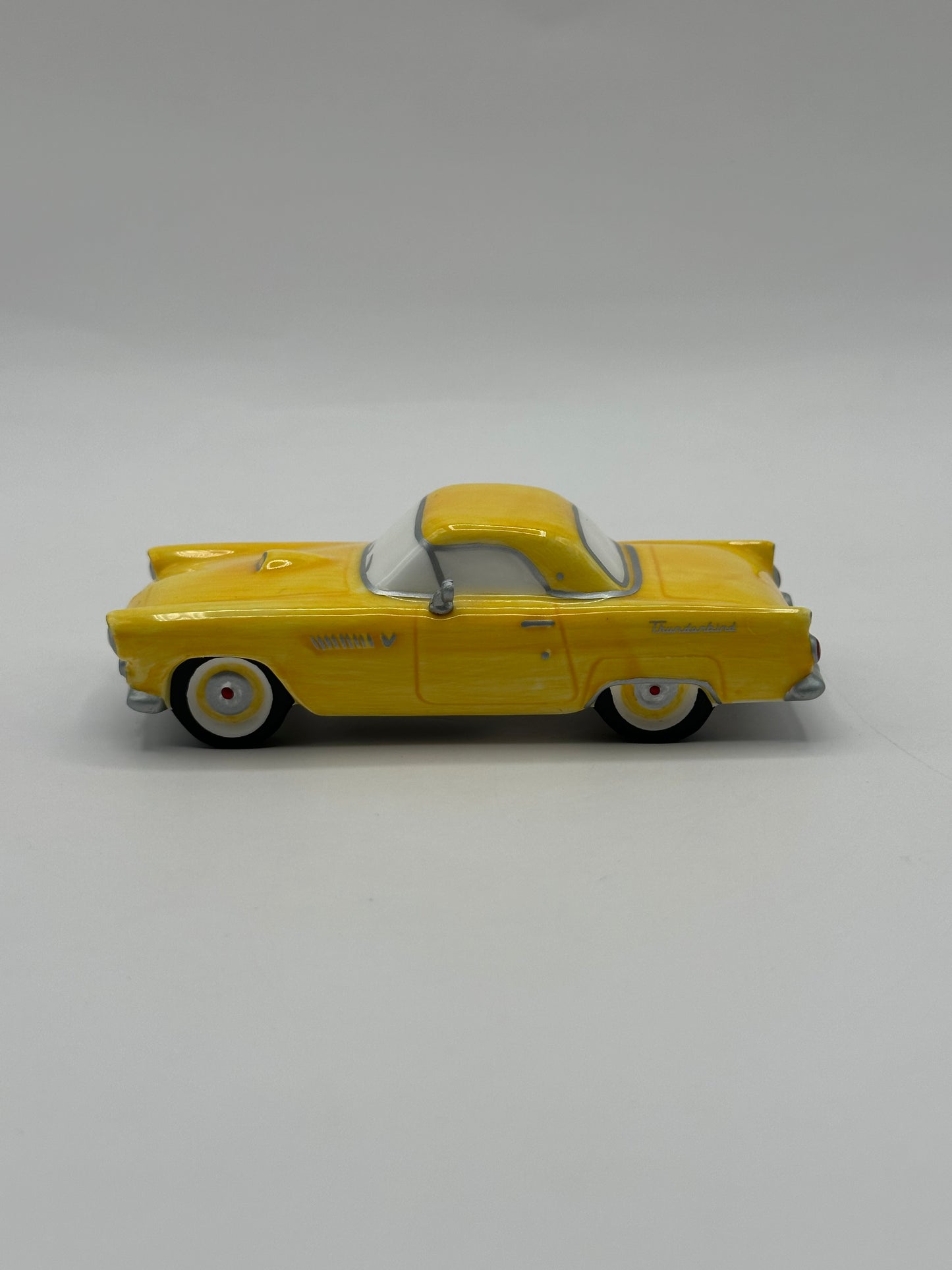 Dept 56 Original Snow Village 1955 Ford Thunderbird (Yellow)