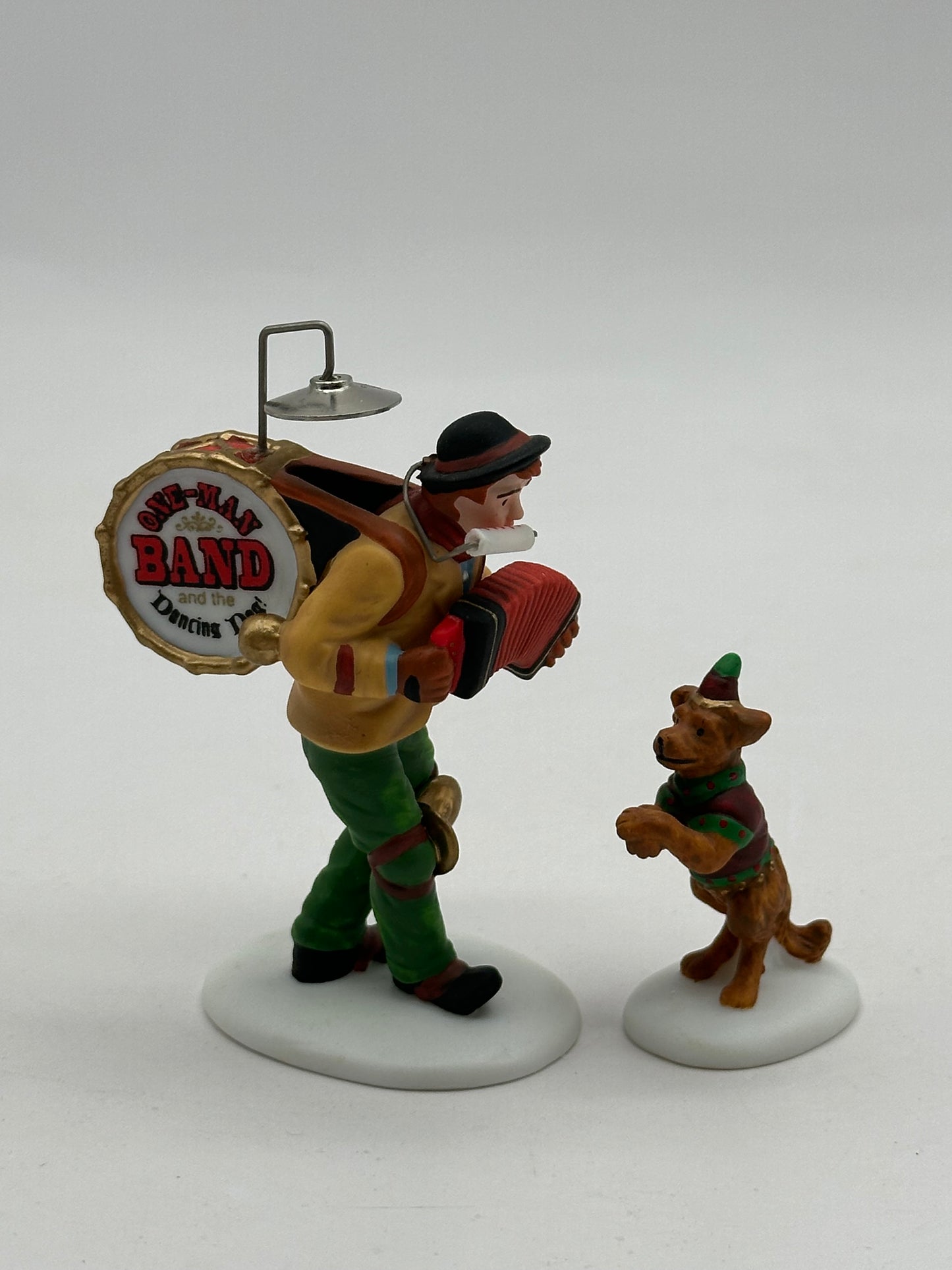 Dept 56 Christmas in the City One-Man Band and The Dancing Dog