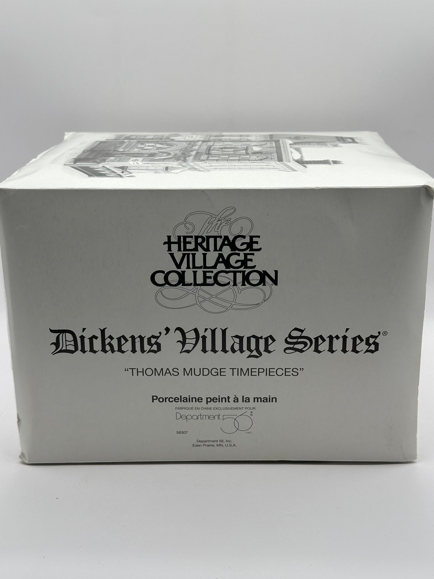 Dept 56 Dickens’ Village Thomas Mudge Timepieces