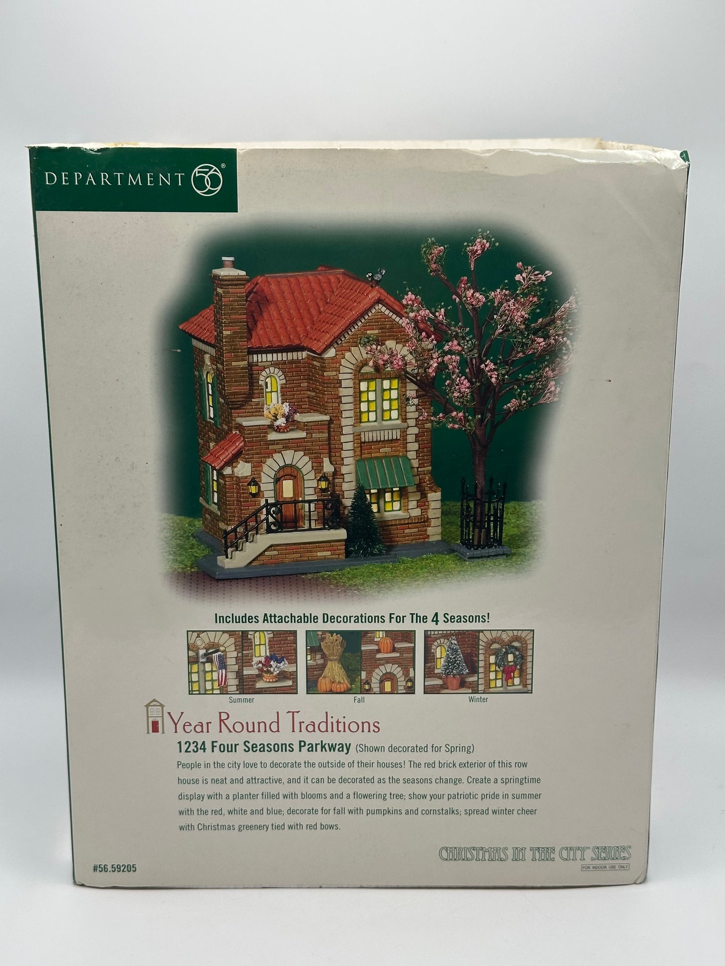 Dept 56 Christmas in the City 1234 Four Seasons Parkway