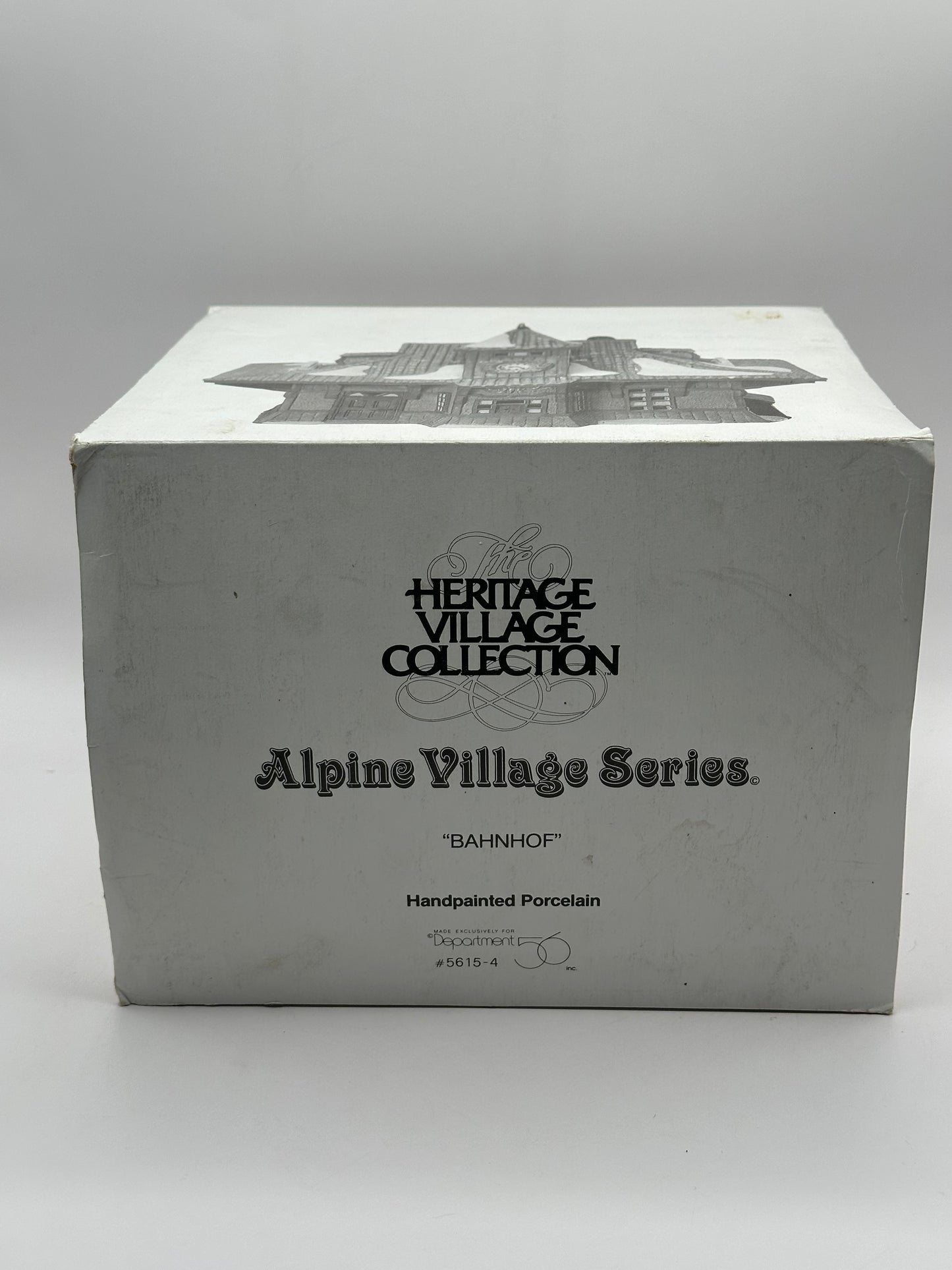 Dept 56 Alpine Village Bahnhof