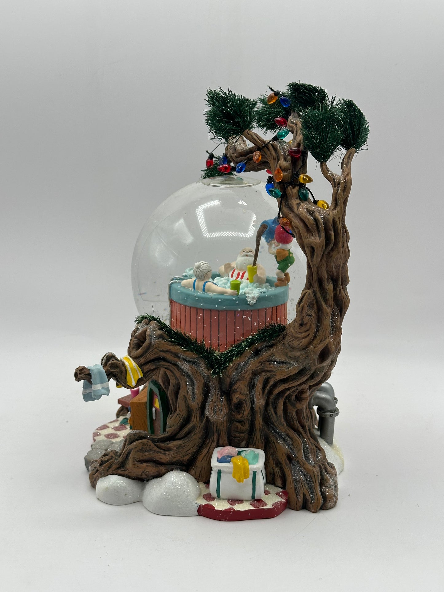 Dept 56 North Pole Woods Santa’s Hot Tub