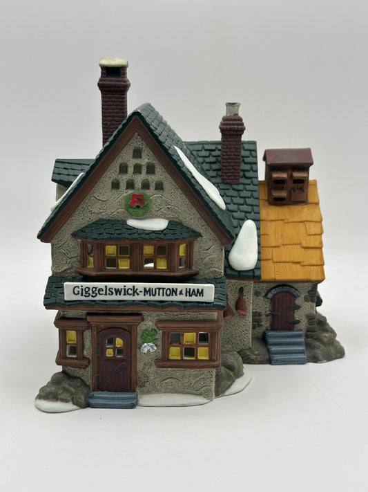 Dept 56 Dickens’ Village Giggelswick Mutton & Ham