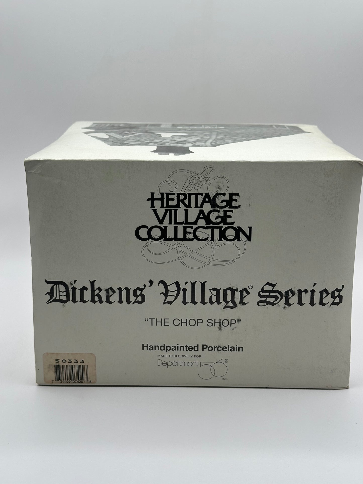 Dept 56 Dickens’ Village The Chop Shop