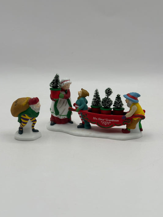 Dept 56 North Pole Series Delivering The Christmas Greens