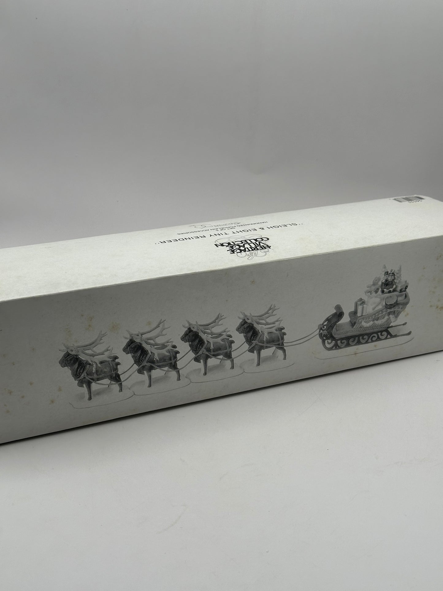 Dept 56 North Pole Sleigh & Eight Tiny Reindeer