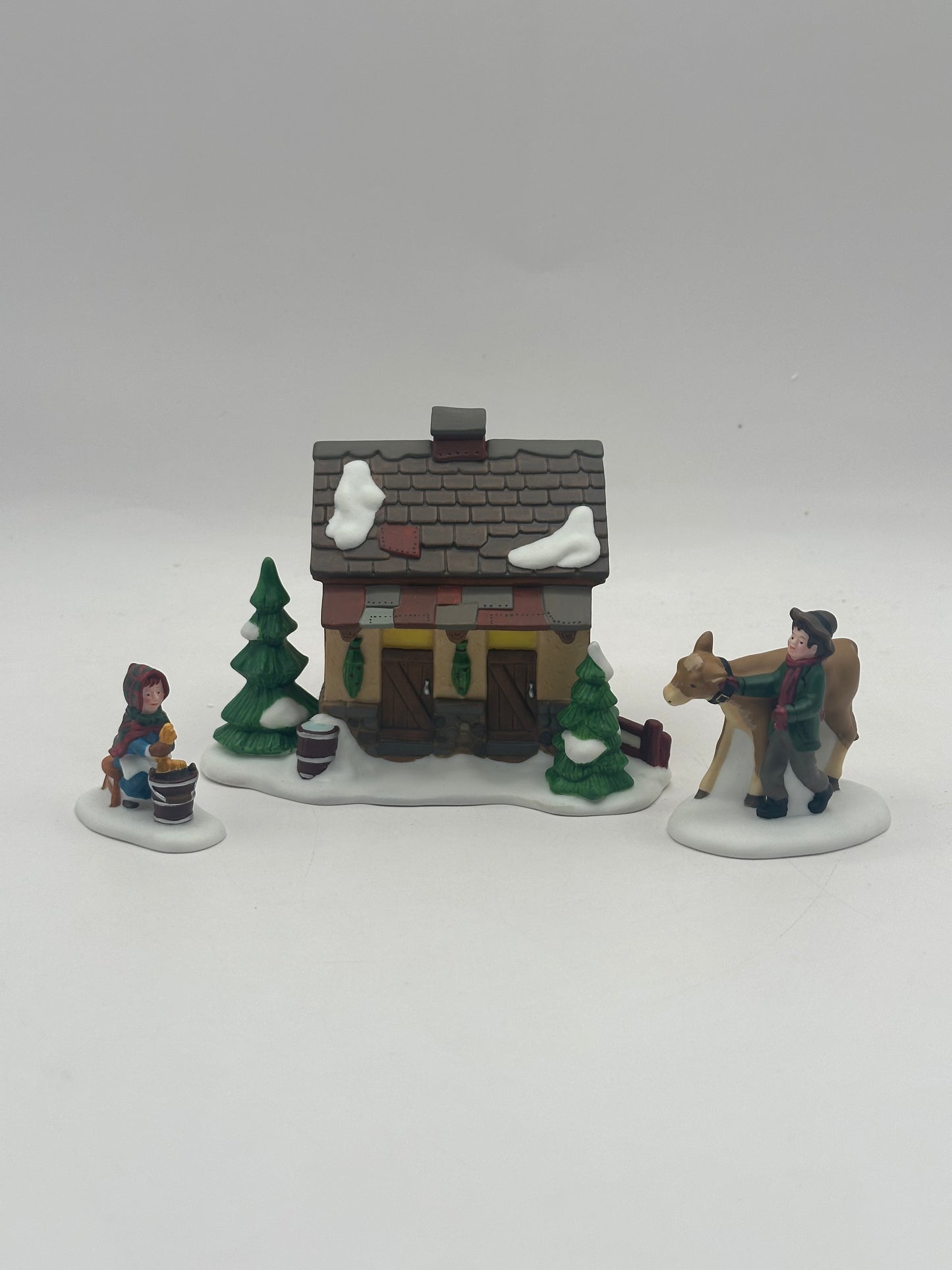 Dept 56 Dickens’ Village Tending The New Calves