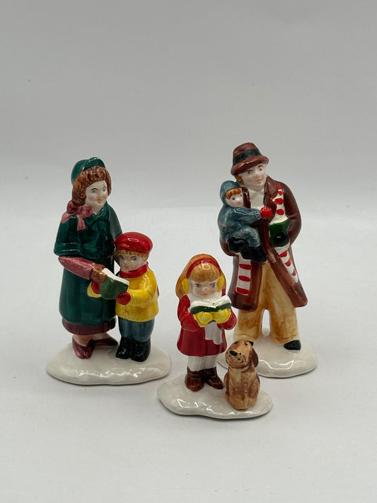 Dept 56 Original Snow Village Caroling Family