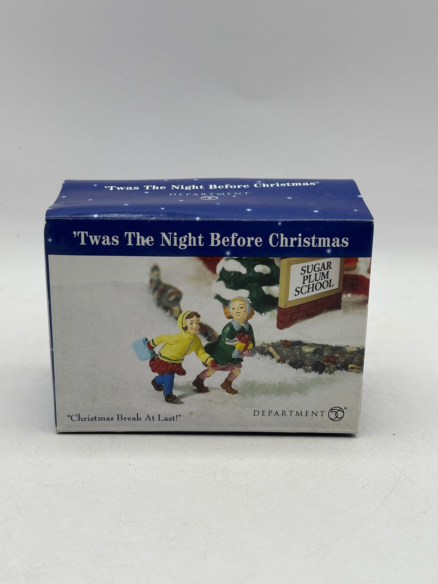 Dept 56 ‘Twas The Night Before Christmas - Christmas Break At Last!