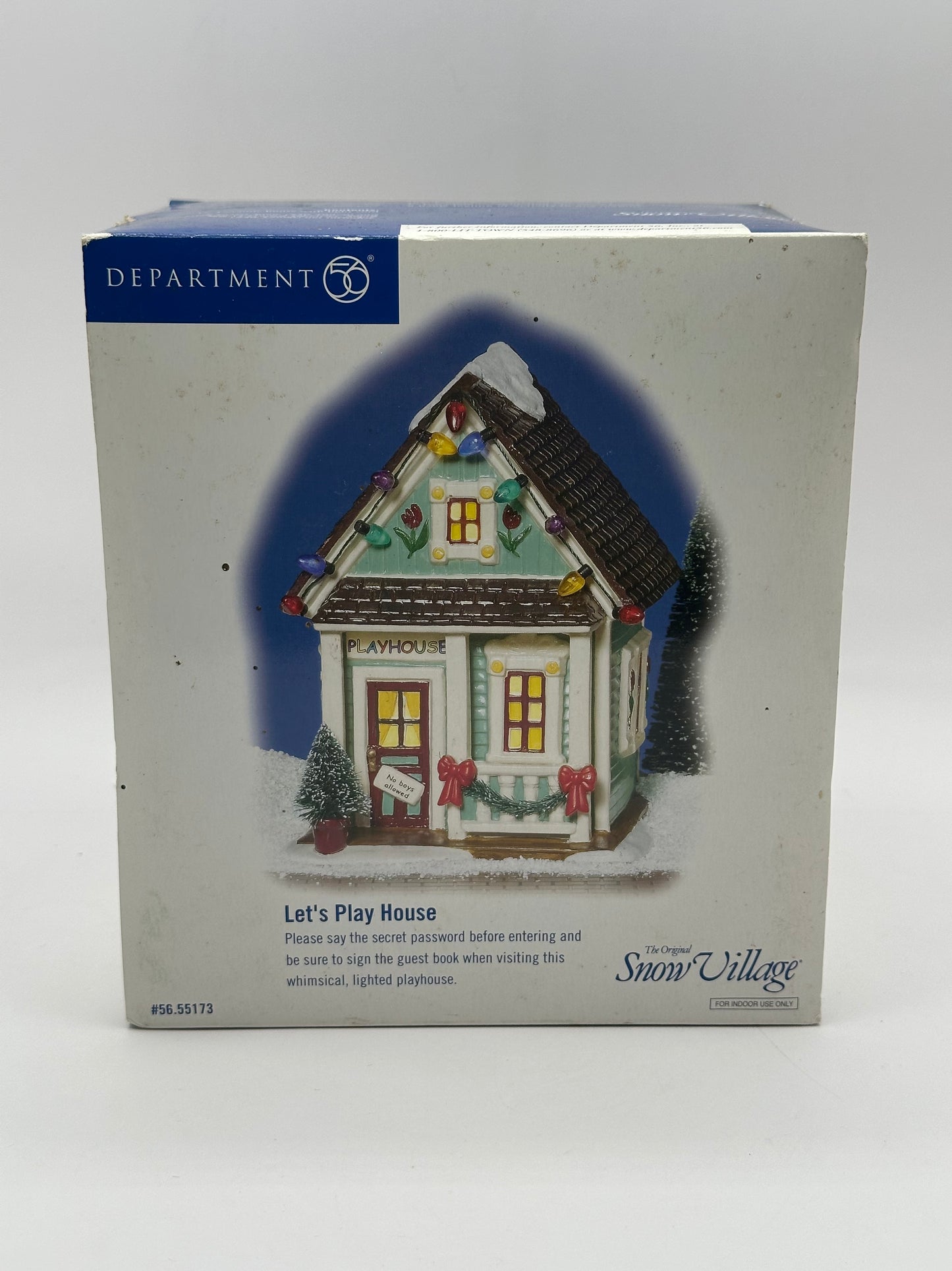 Dept 56 Original Snow Village Let’s Play House