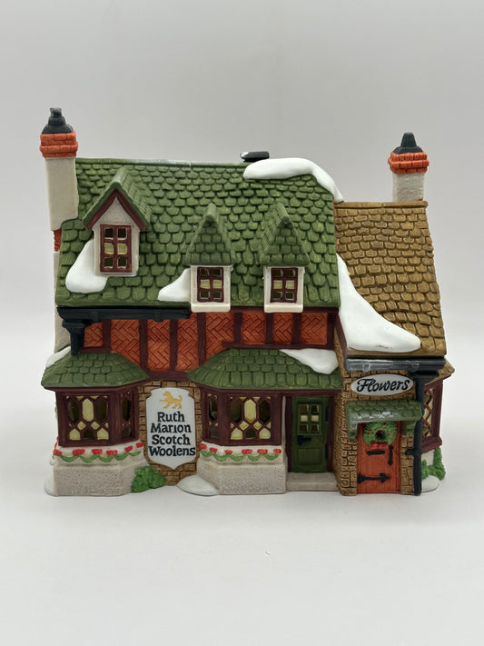 Dept 56 Dickens’ Village Ruth Marion Scotch Woolens