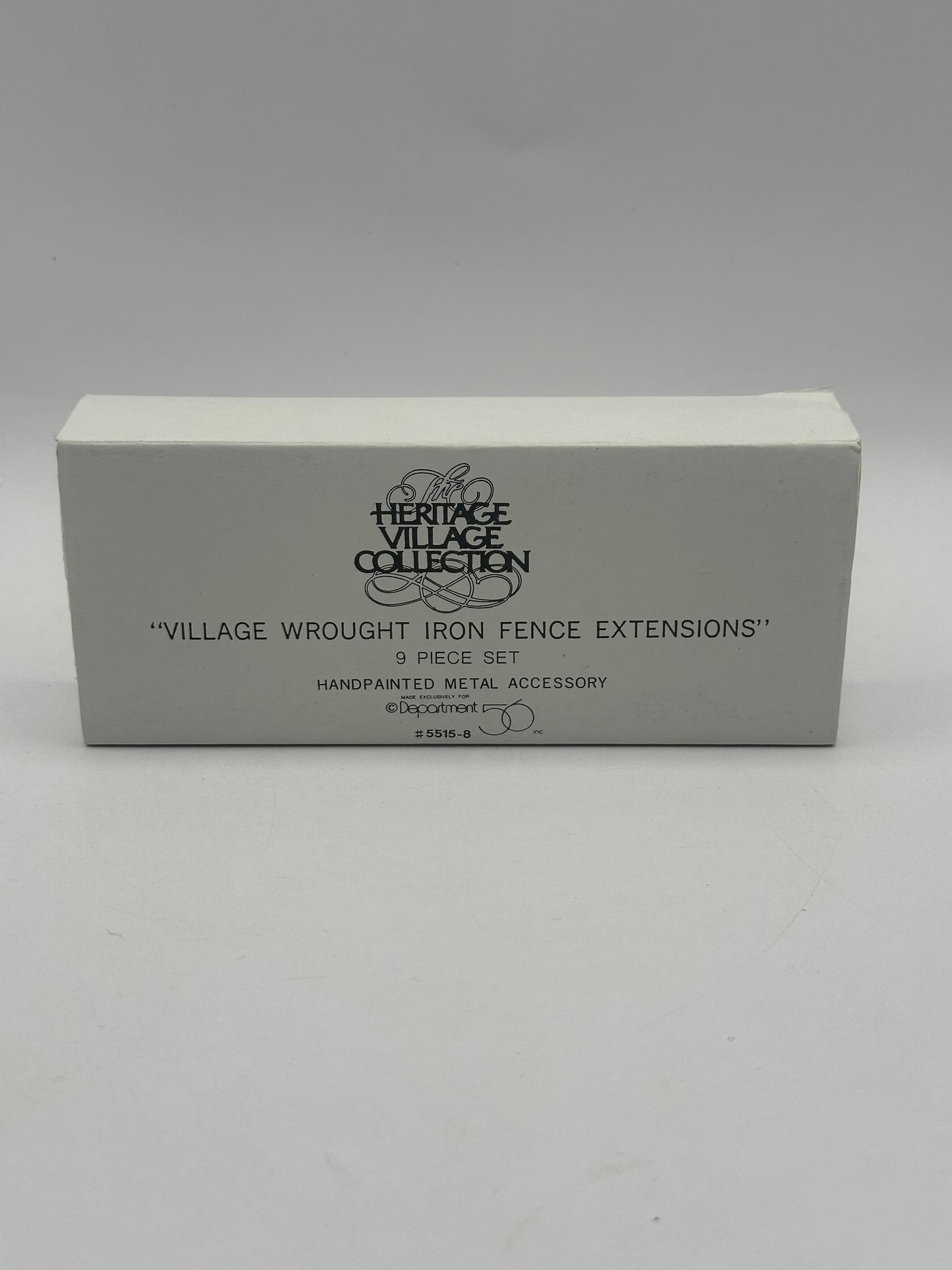 Dept 56 Village Accessories Village Wrough Iron Fence Extension