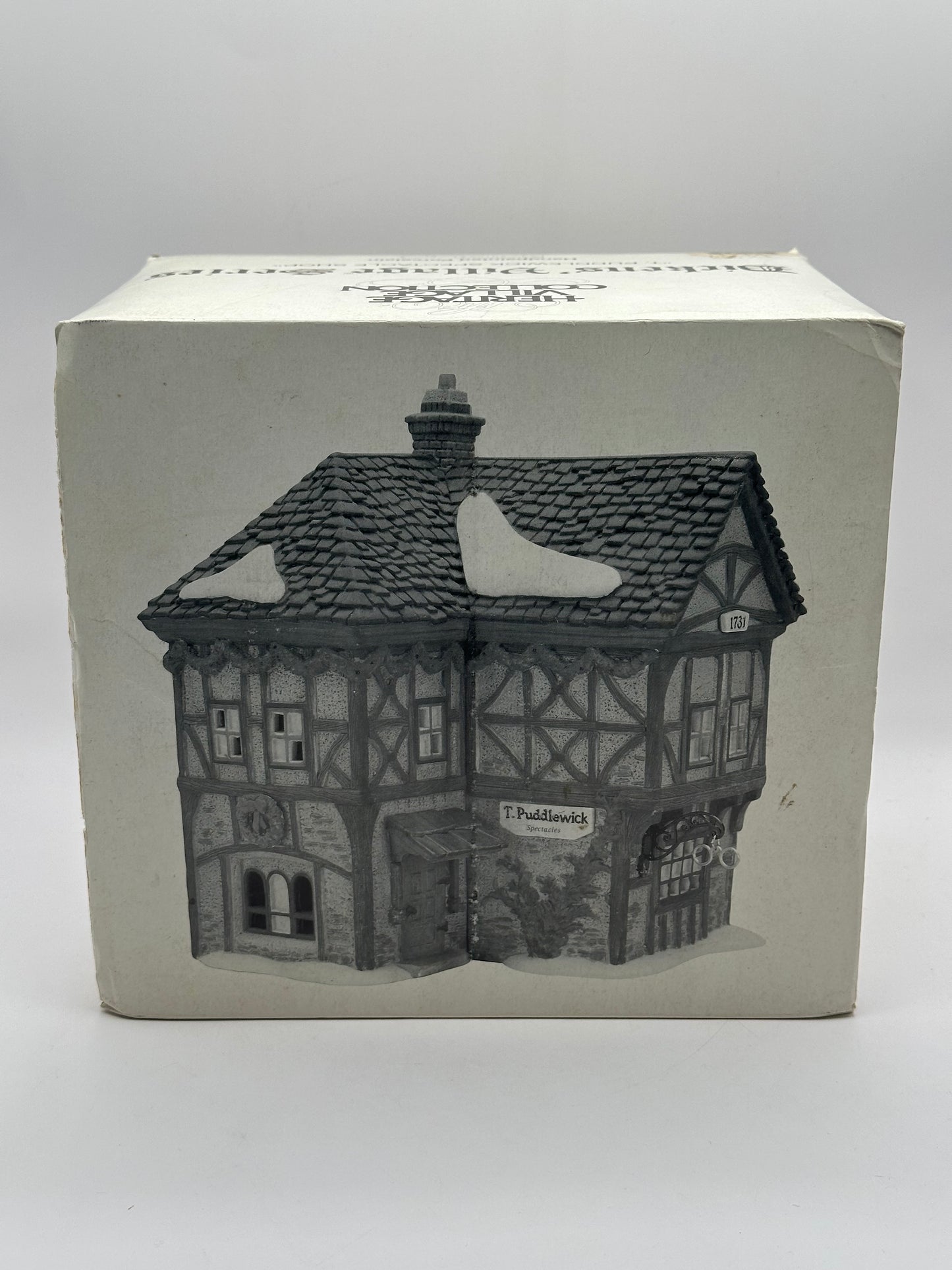 Dept 56 Dickens’ Village T. Puddlewick Spectacle Shop