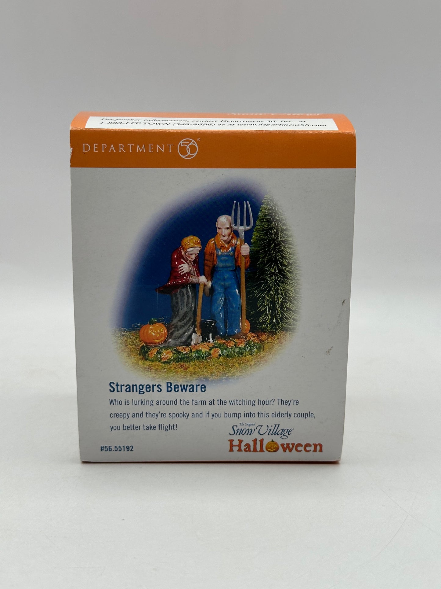 Dept 56 Original Snow Village Halloween Strangers Beware