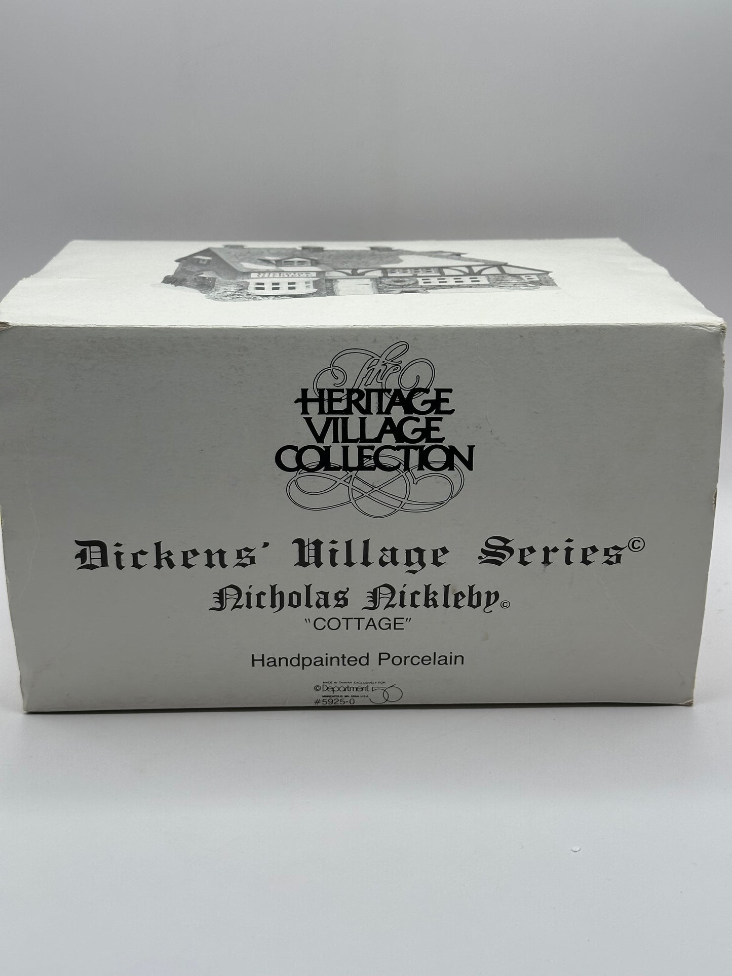 Dept 56 Dickens’ Village Nicholas Nickleby Cottage