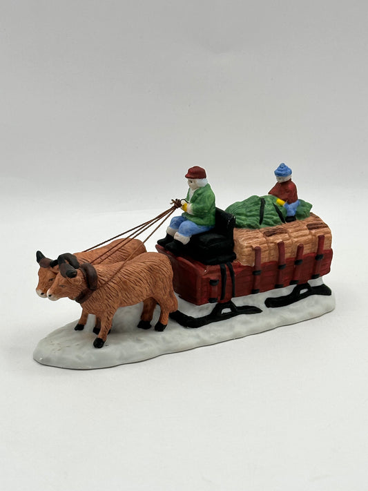 Dept 56 New England Village Ox Sled