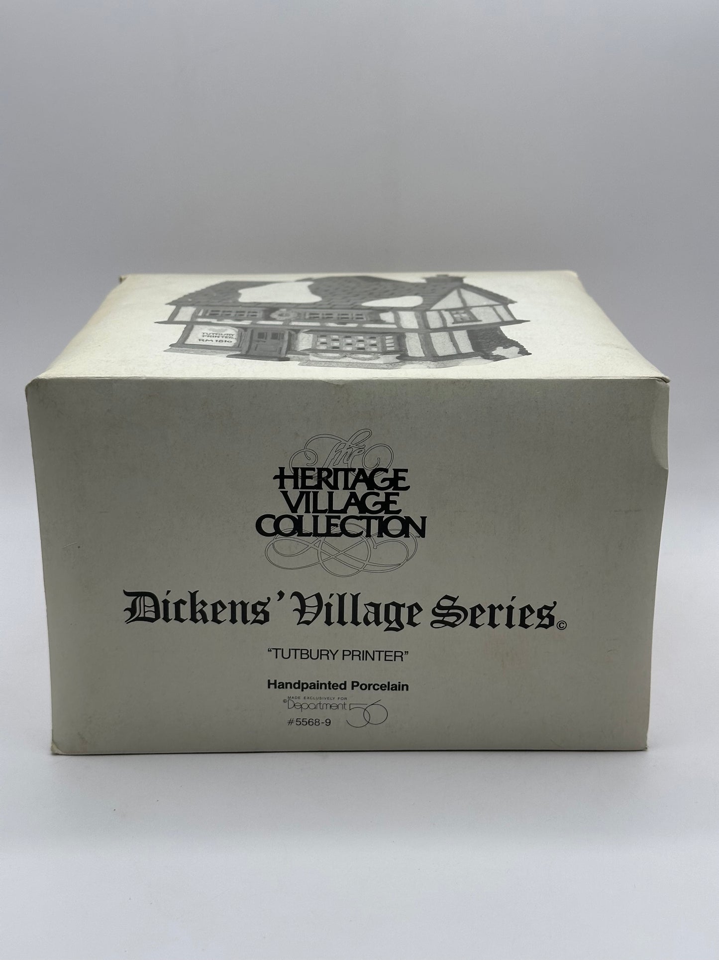 Dept 56 Dickens’ Village Tutbury Printer