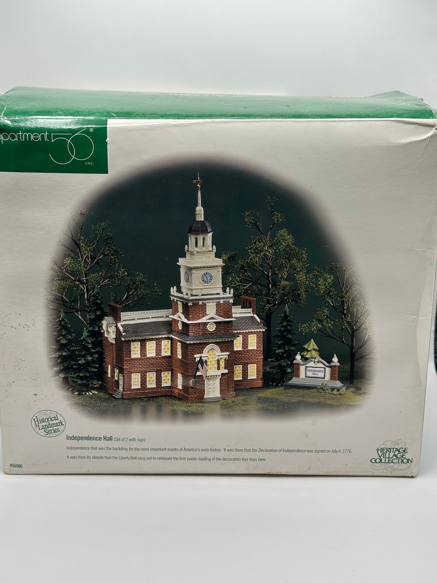 Dept 56 Dickens’ Village Independence Hall