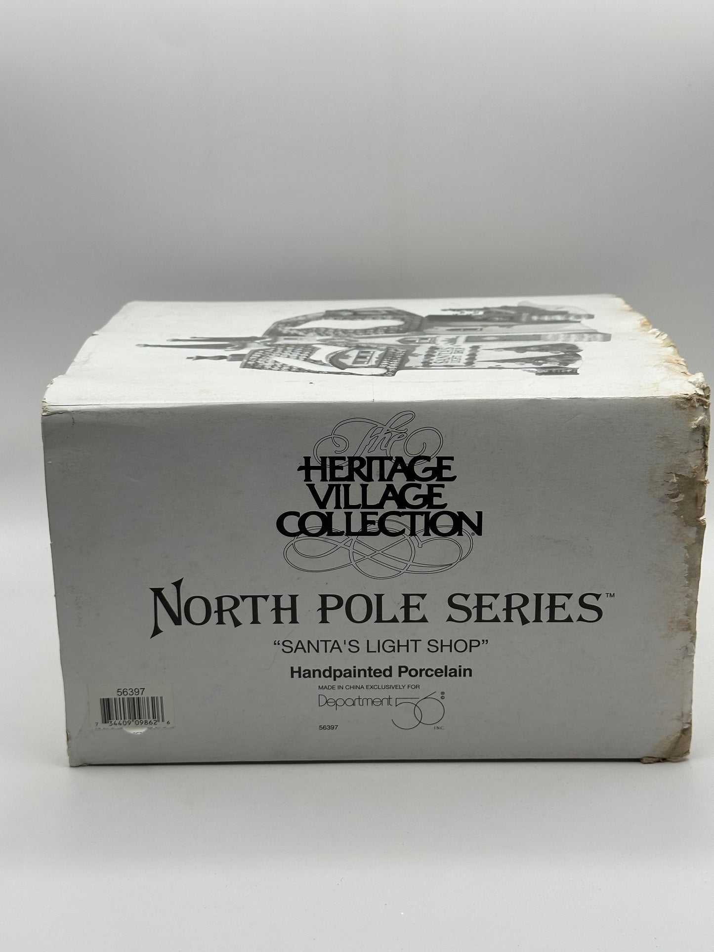 Dept 56 North Pole Series Santa’s Light Shop