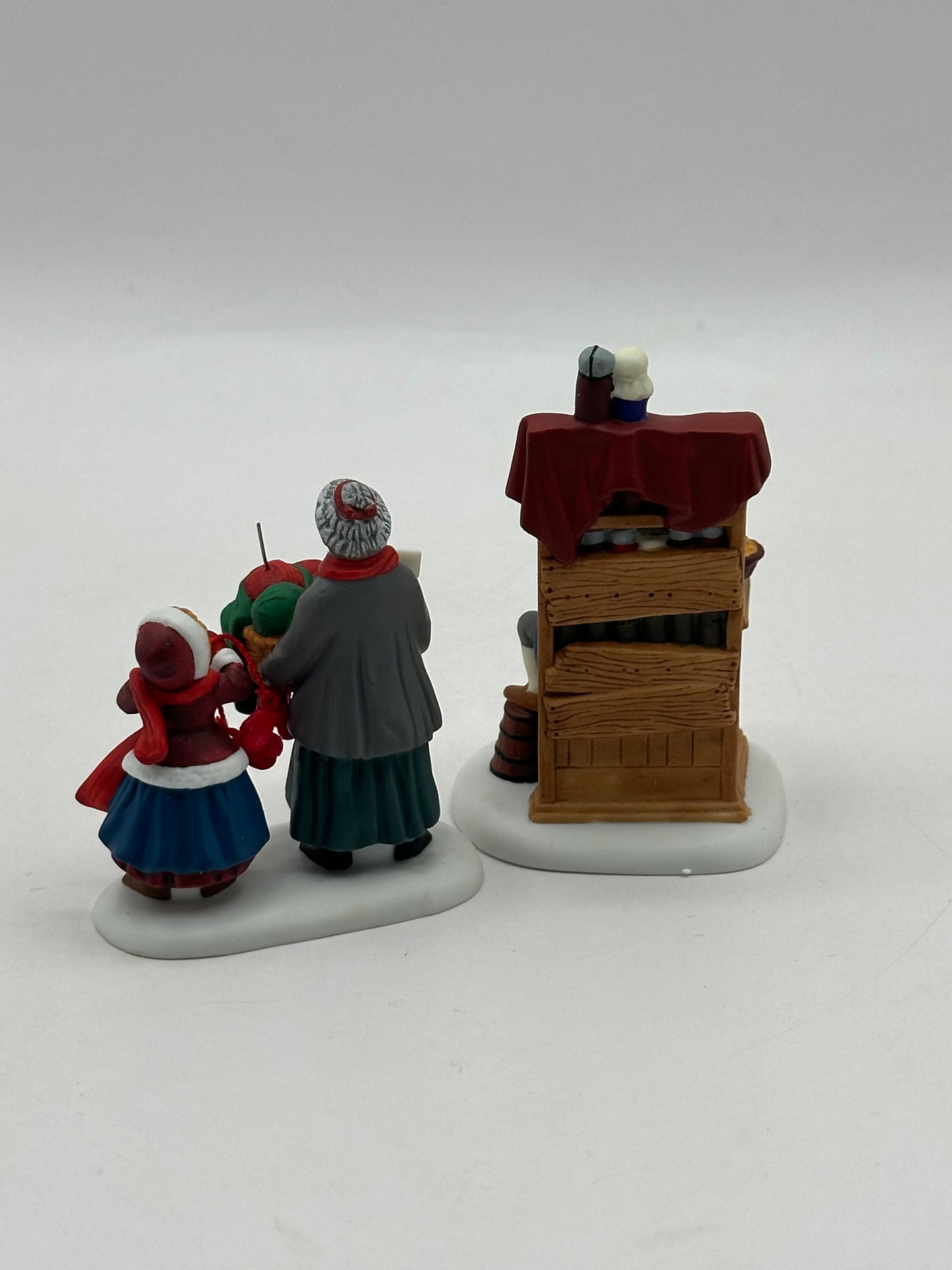 Dept 56 New England Village Christmas Bazaar… Woolens & Preserves