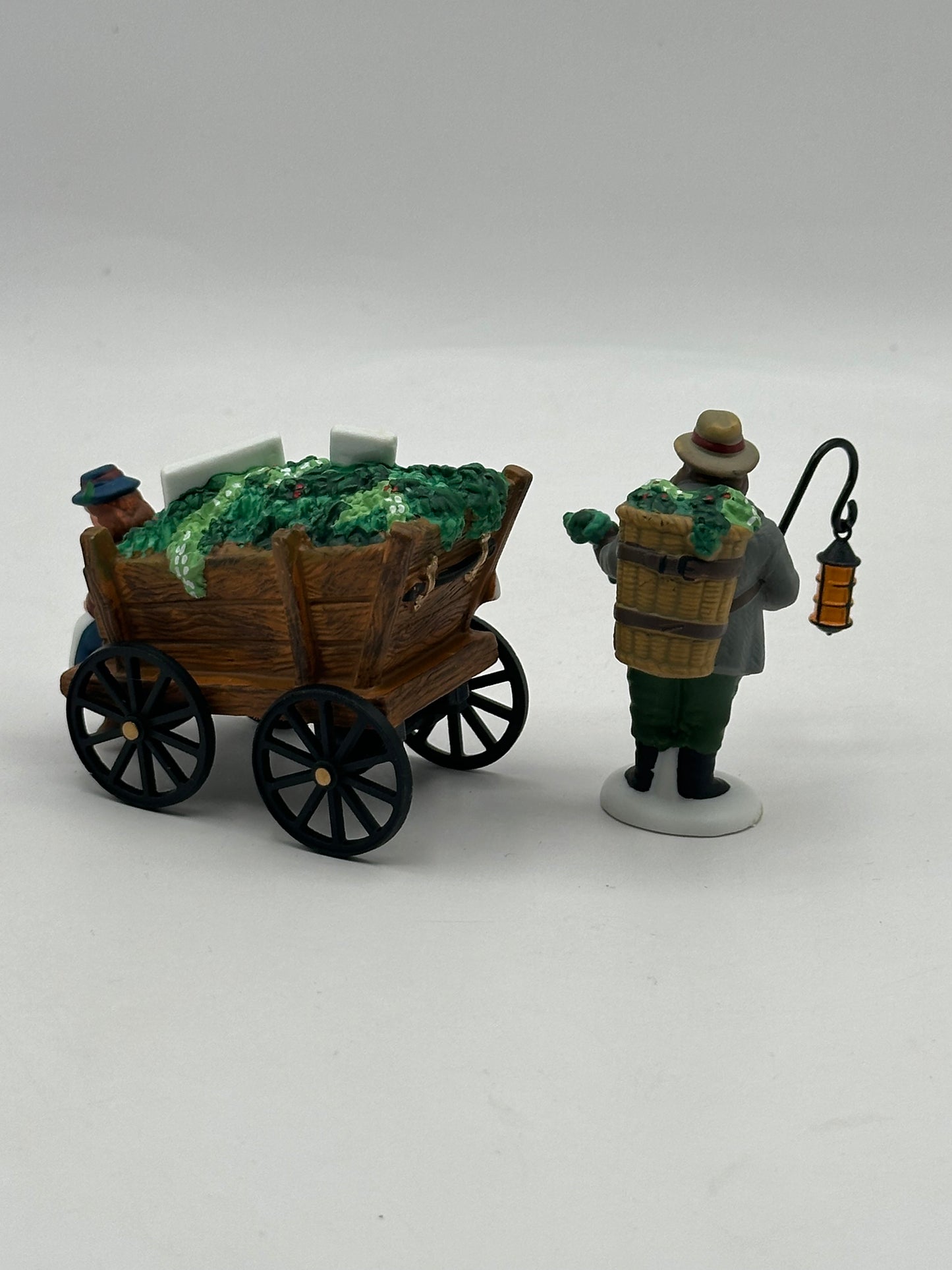 Dept 56 Dickens’ Village Chelsea Market Mistletoe Monger & Cart