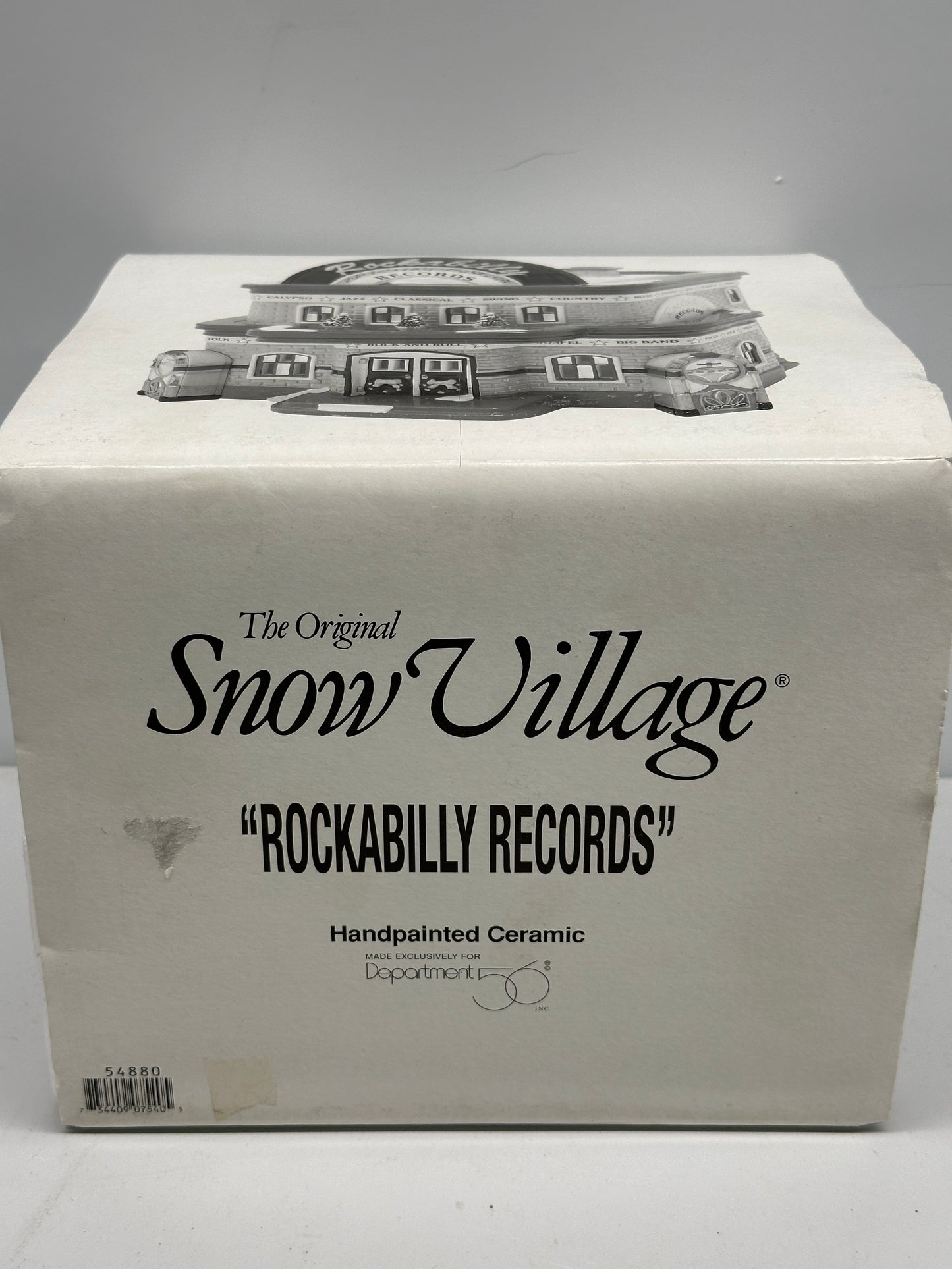 Dept 56 Original Snow Village Rockabilly Records