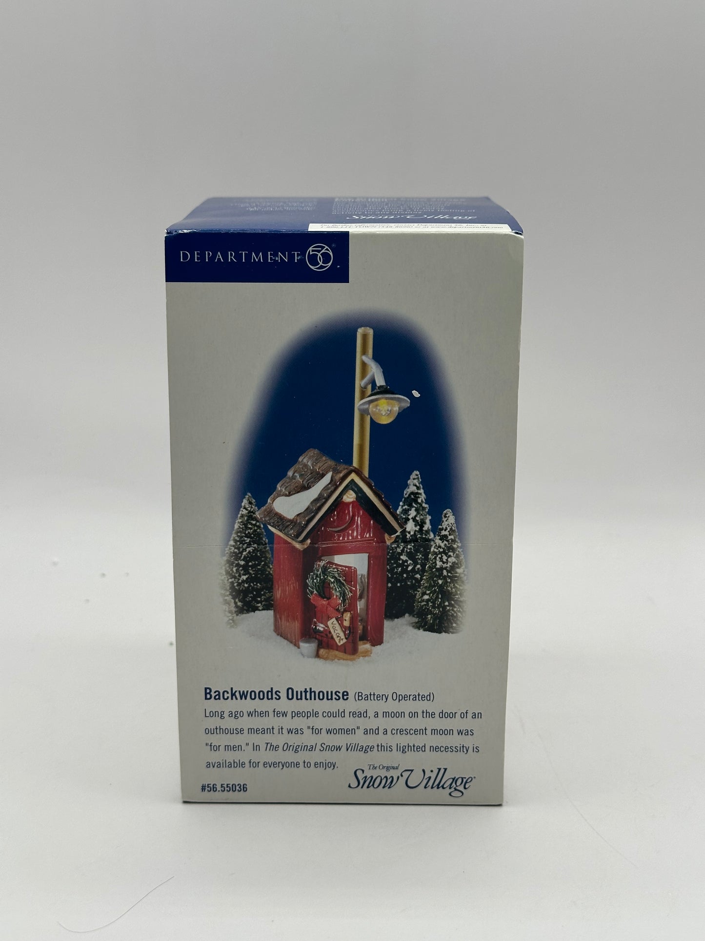 Dept 56 Original Snow Village Backwoods Outhouse