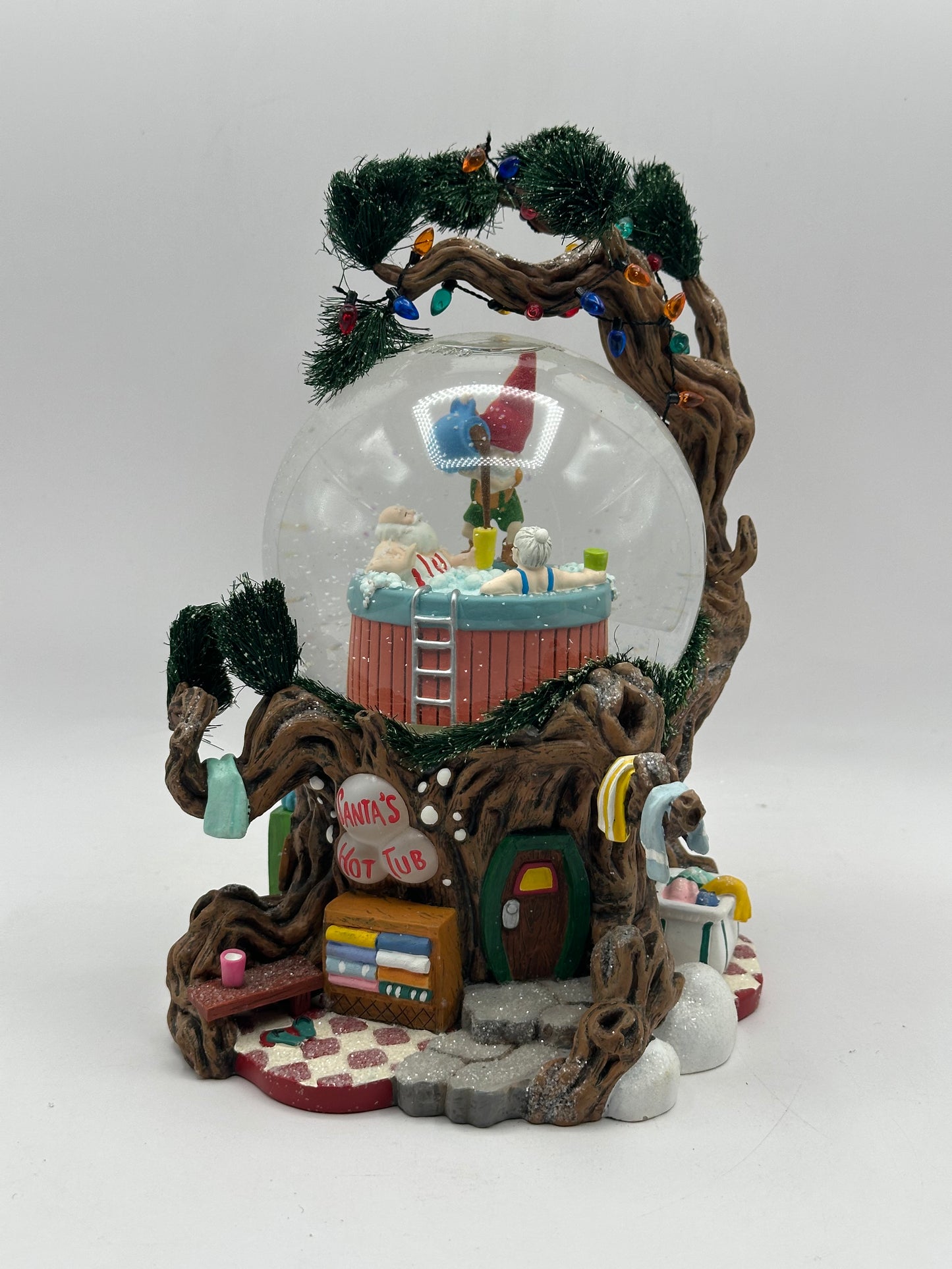 Dept 56 North Pole Woods Santa’s Hot Tub