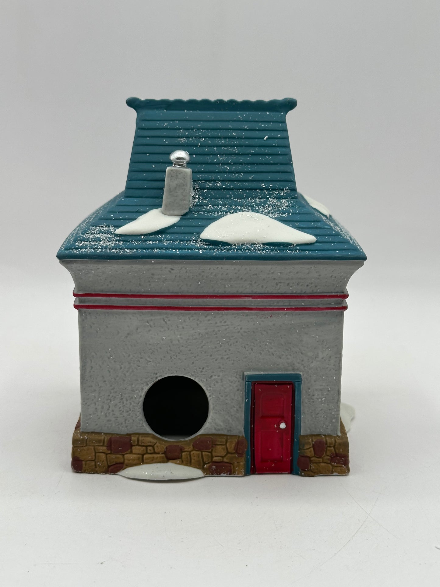 Dept 56 North Pole Series Beard Barber Shop