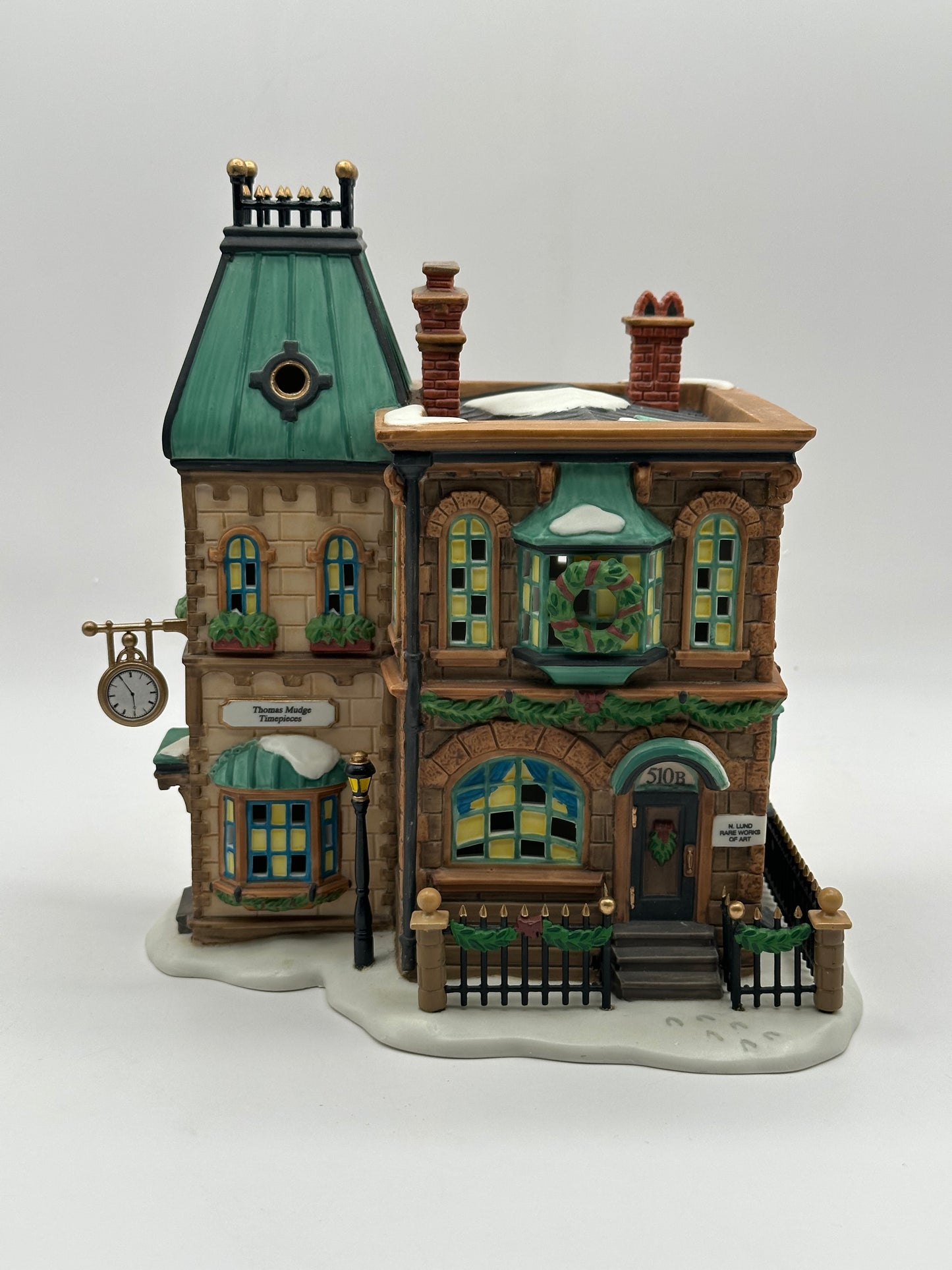 Dept 56 Dickens’ Village Thomas Mudge Timepieces