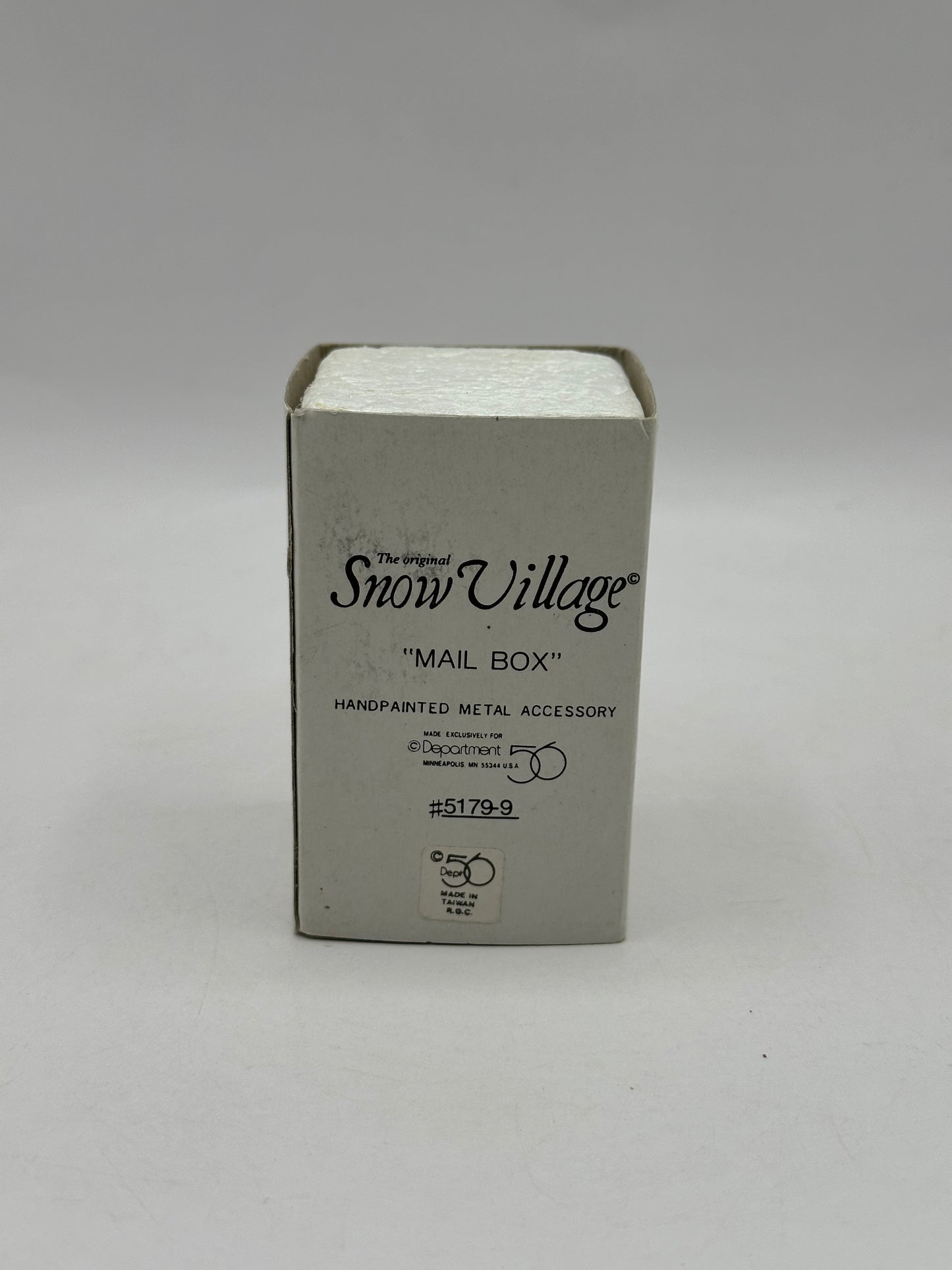 Dept 56 Original Snow Village Mail Box