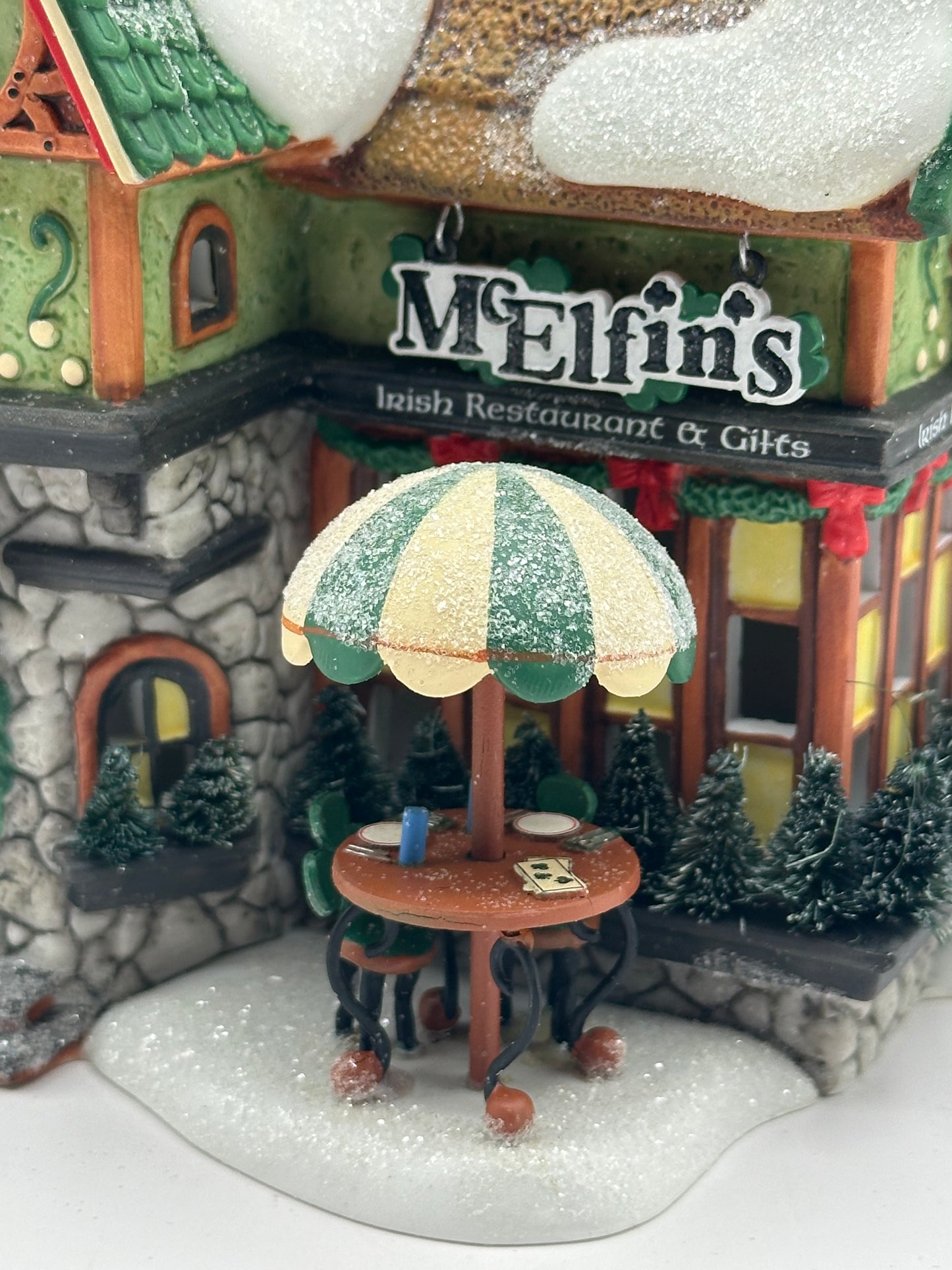 Dept 56 North Pole McElfin’s Irish Restaurant & Gifts