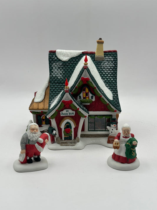 Dept 56 North Pole Home For The Holidays (Signed by Artist)