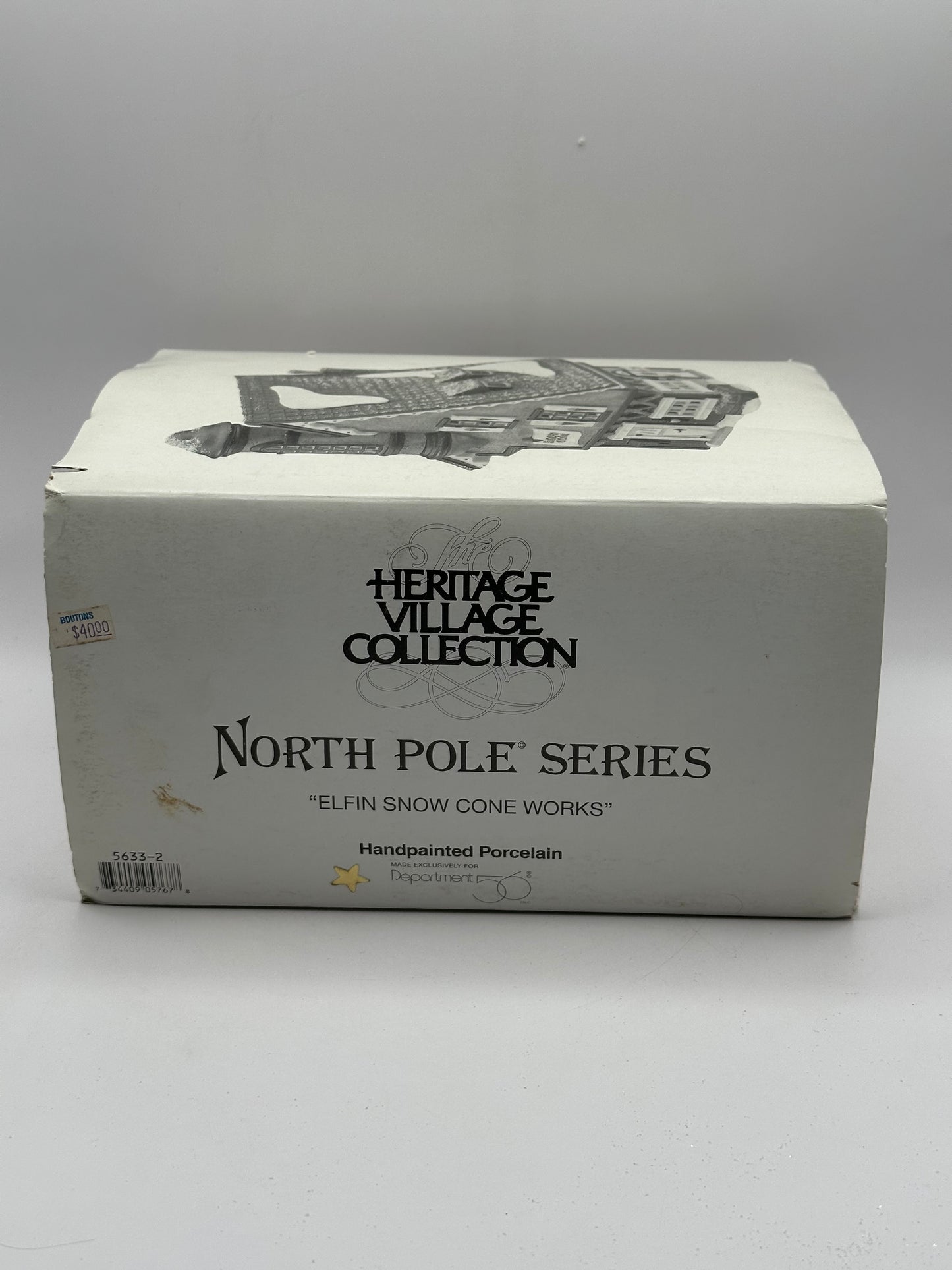 Dept 56 North Pole Series Elfin Snow Cone Works