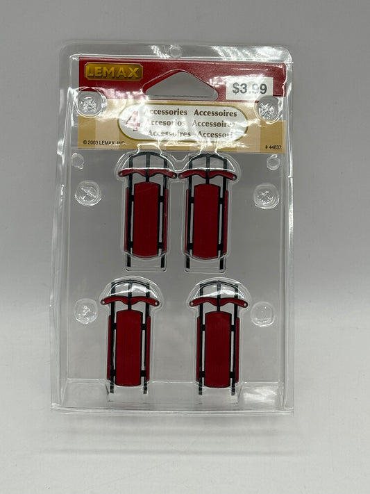 Lemax Sled Set of 4