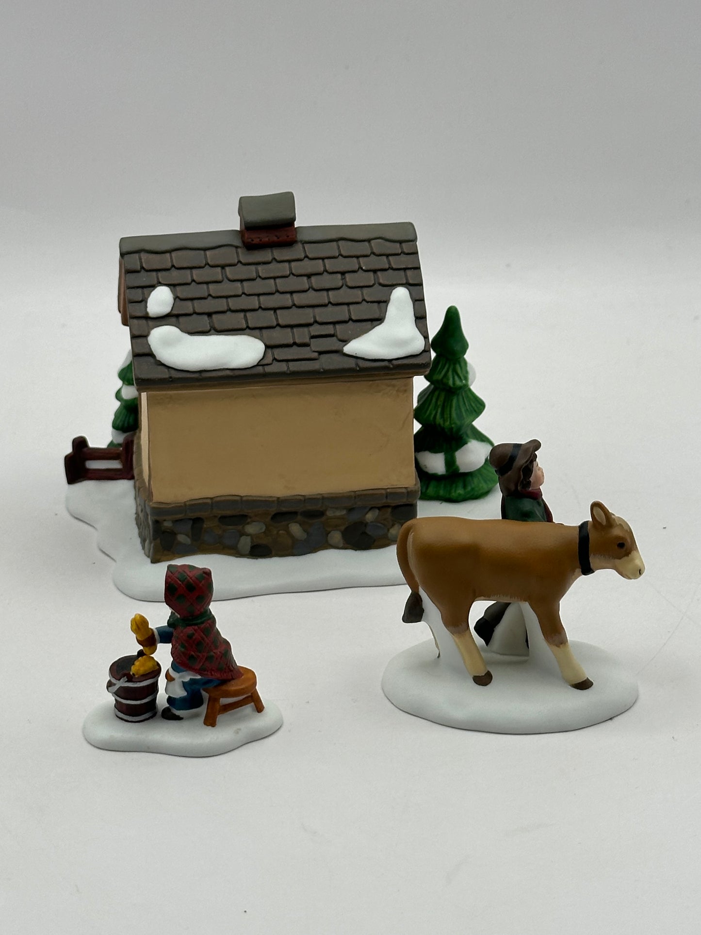 Dept 56 Dickens’ Village Tending The New Calves