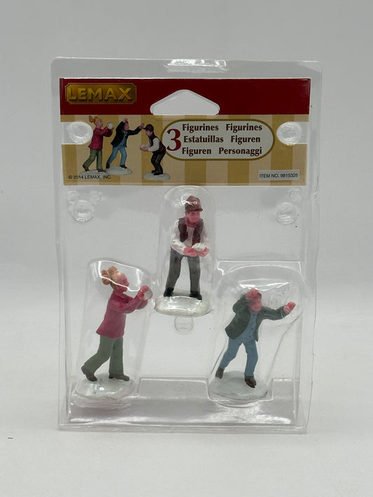 Lemax Snowball Fight (Set of 3)