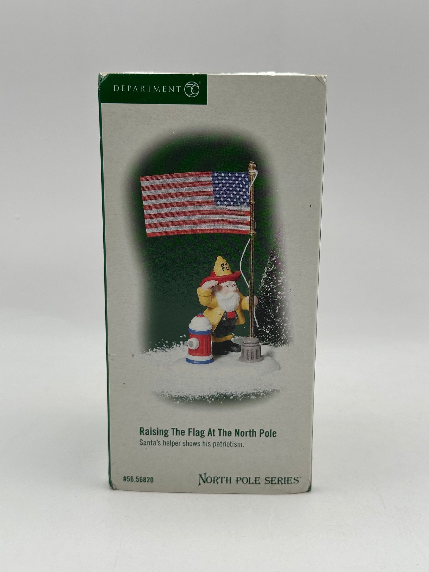 Dept 56 North Pole Raising The Flag At The North Pole