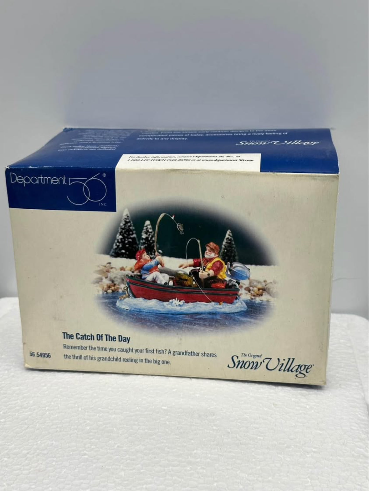 Dept 56 Original Snow Village The Catch of The Day