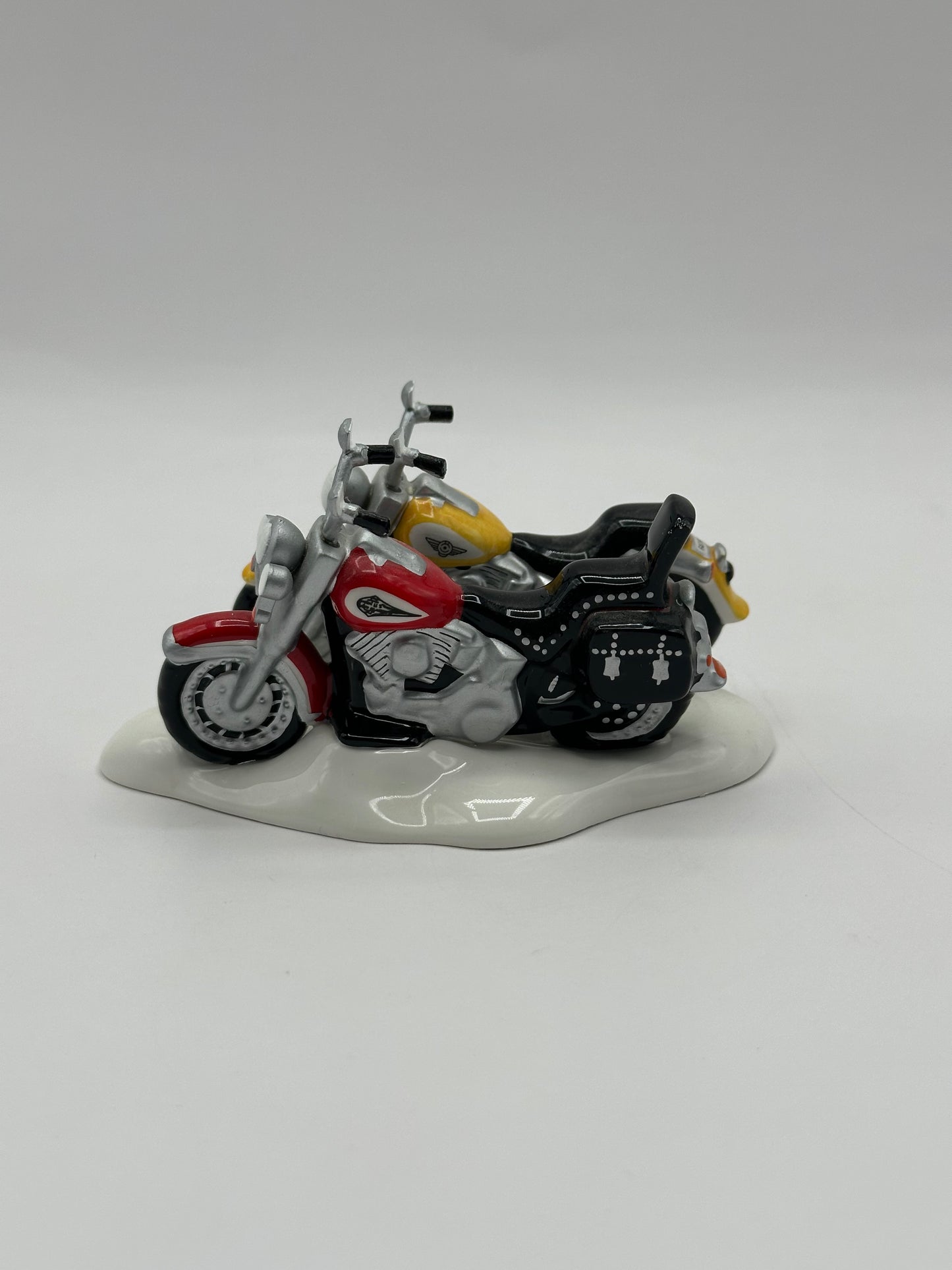 Dept 56 Original Snow Village Harley-Davidson Fat Boy & Softail