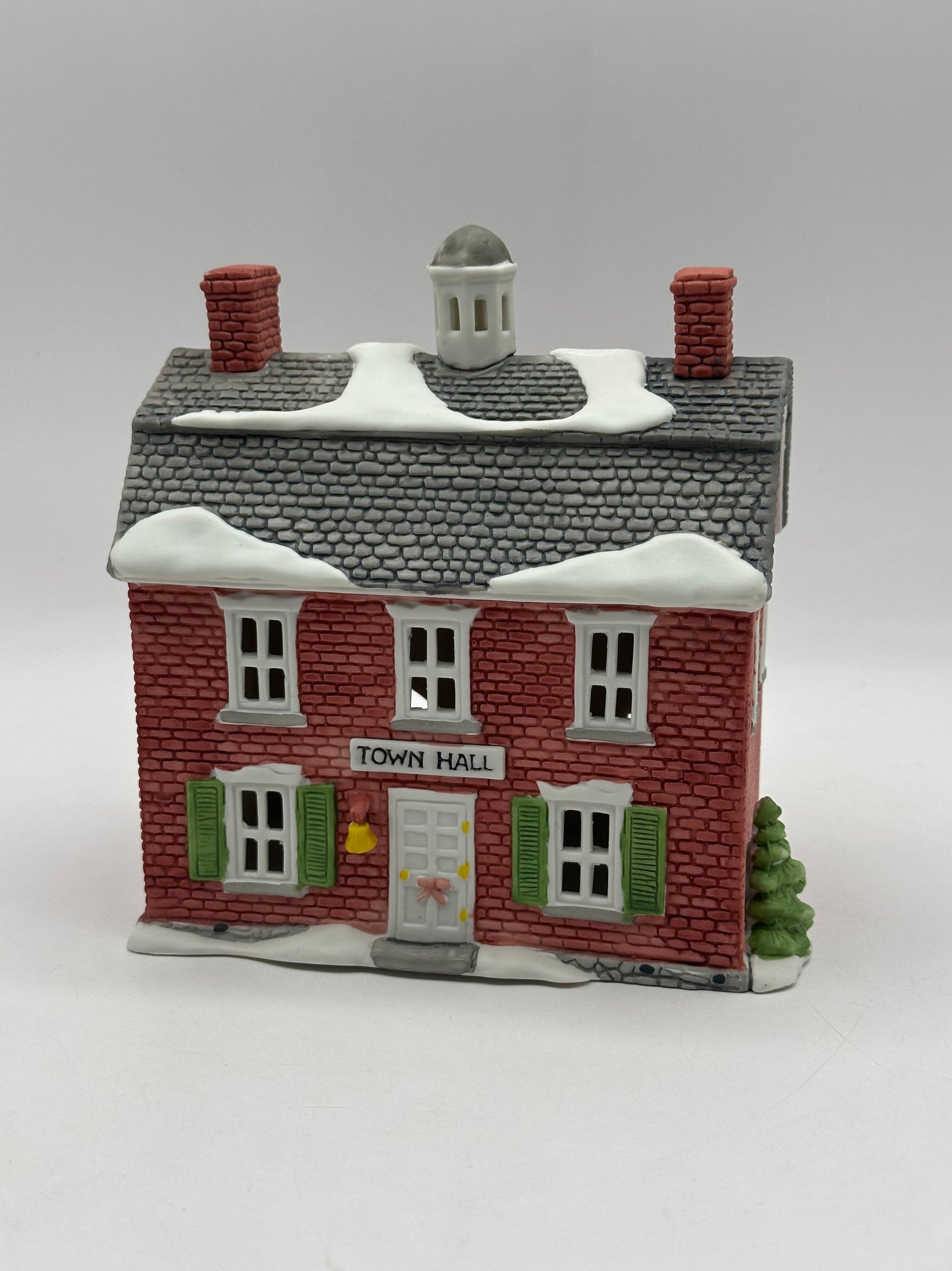 Dept 56 New England Village Brick Town Hall