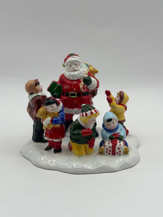 Dept 56 Original Snow Village Santa Comes To Town 1995