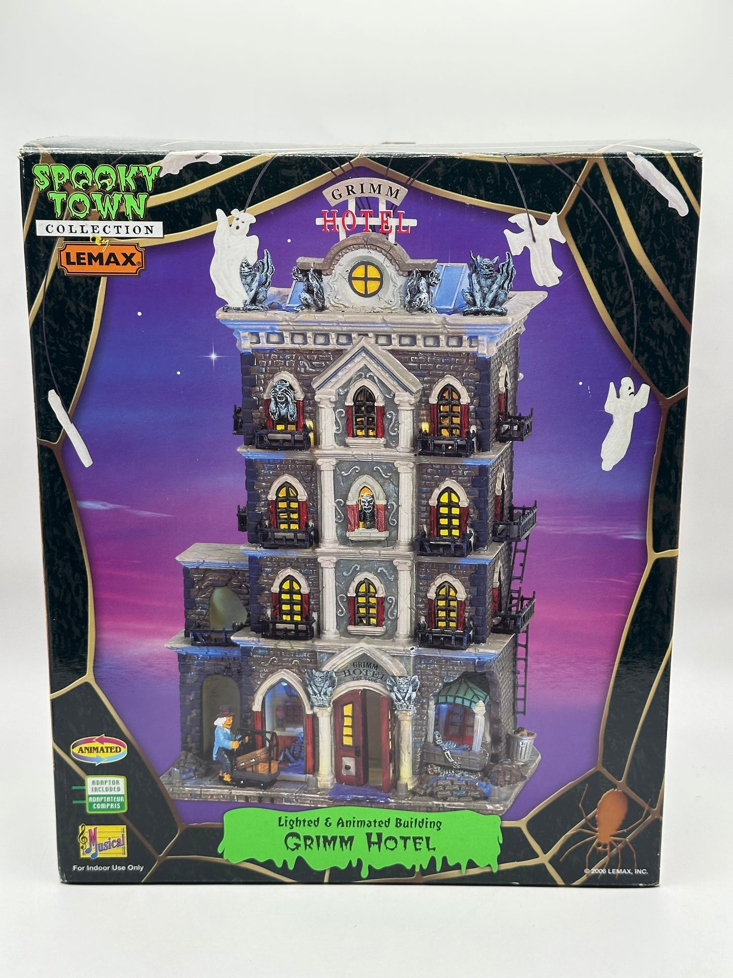 Lemax Spooky Town Grimm Hotel