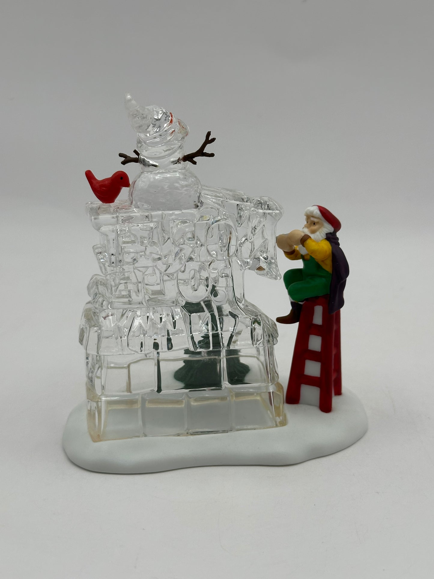 Dept 56 North Pole A Busy Elf - North Pole Sign